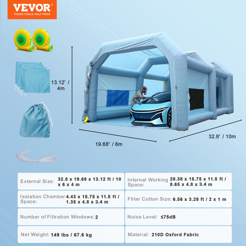 Vevor cabina verniciatura - vevor,